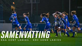 ? Highlights KAA Gent Ladies - KRC Genk Ladies: 1-0
