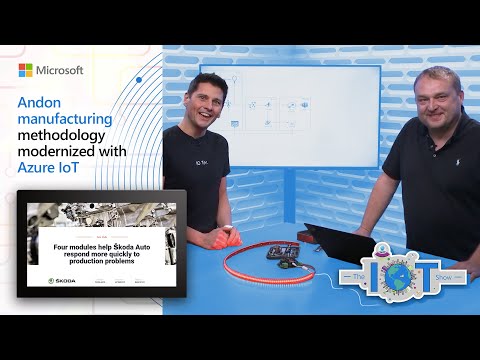 Andon manufacturing methodology modernized with Azure IoT