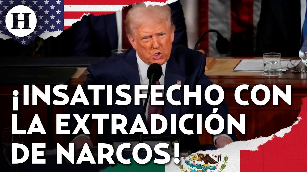 “México envió a 29 criminales a EU para hacerme feliz”: Trump en su discurso en el Congreso