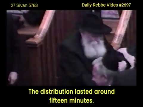Lubavitcher Rebbe: "Ufaratzta!" RebbeDaily #2697