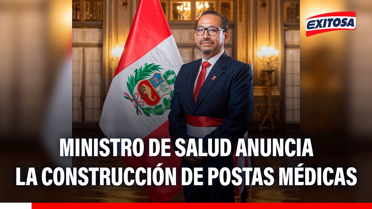 🔴🔵 Ministro de Salud anuncia la construcción de postas médicas como prioridad durante su gestión