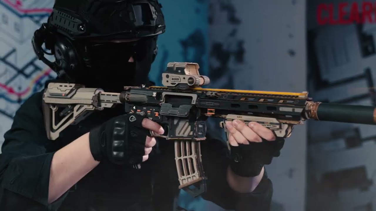 ROKR M870 Shotgun | Wooden Rubber Band Gun Kit