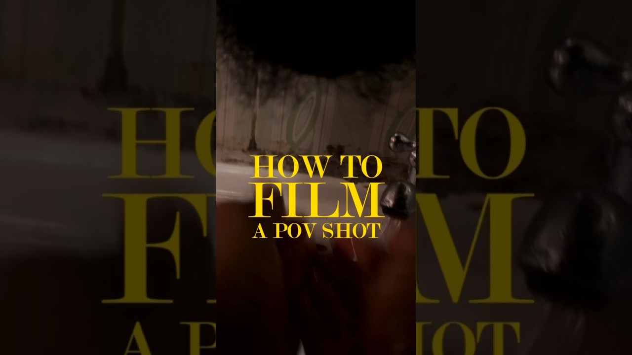 Quick video hack for POV shot. #shotoniphone #videohacks #shortfilms #cinematicshot