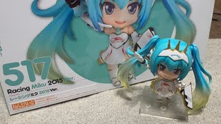 ねんどろいど517・レーシングミク2015verを開封して組み立ててみた