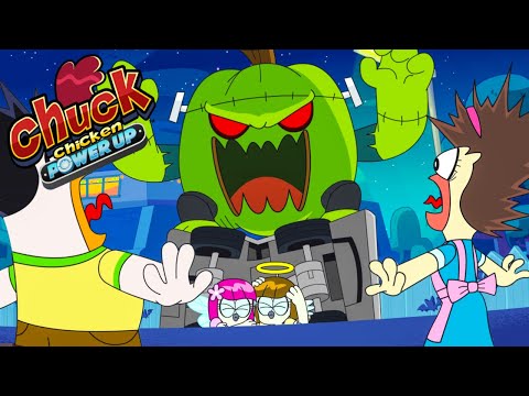 Laboratory experiment 👻 Chuck Chicken PU 🎃 Superhero cartoons