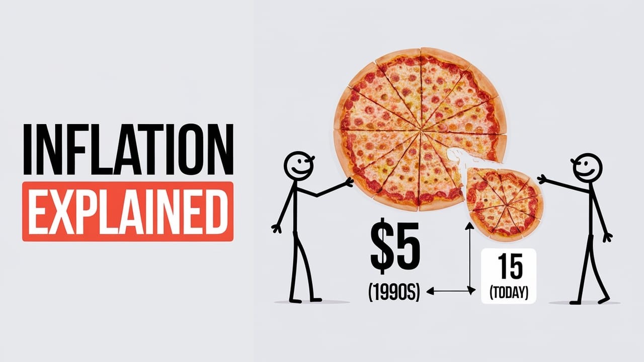 Inflation Explained with Pizza Slices 🍕