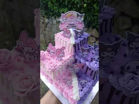 kue ulang tahun kuromi x melody
