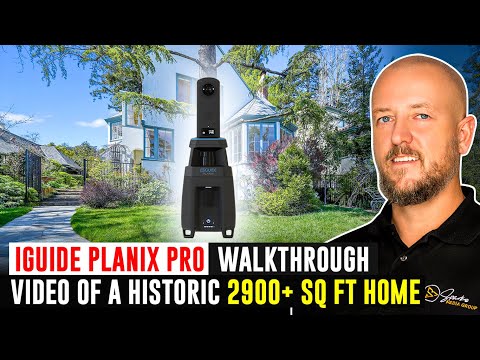 iGuide Planix Pro walkthrough video of a historic 2900+ sq ft home