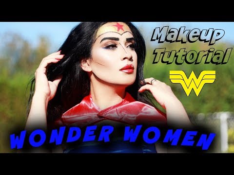 WONDER WOMAN HALLOWEEN MAKEUP TUTORIAL | WANZA BEAUTY