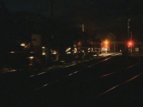 SCT intermodal freight train at night - Australian Railways, Railroads & Trains