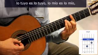 Cómo tocar "Debajo del puente" de Pedro Guerra / How to play "debajo del puente"