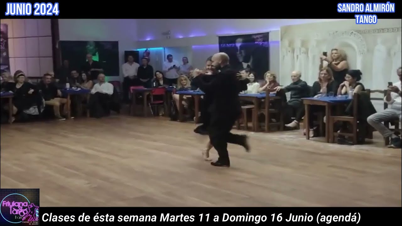 Bailan Valentina Massari y Leonardo Pankow / Nos cantó Juanjo Sgro FRIULANA TANGO JUNIO 2024