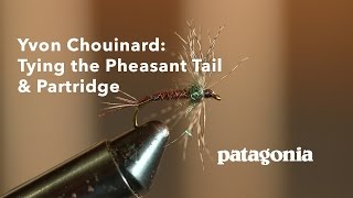 Yvon ties the Pheasant Tail soft hackle.