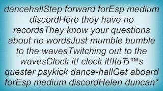 Fall - Psykick Dance Hall #2 -single Version Lyrics