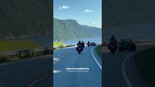 Os mares pela Noruega | Tour Escandinávia 🏍️ #shorts