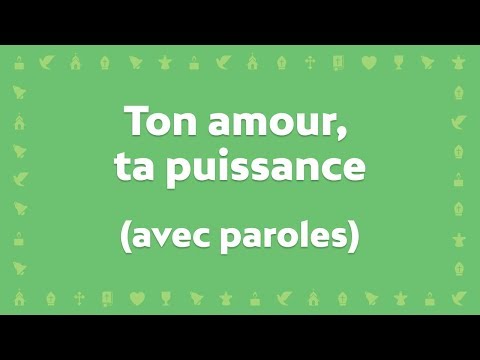 Ton amour, ta puissance, ta présence dans ma vie | Chant chrétien avec paroles pour le Carême/Pâques