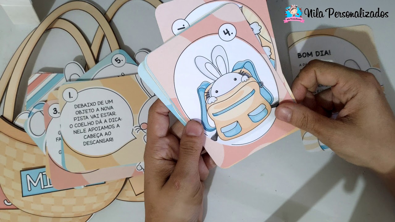 kit caça aos ovos de Páscoa