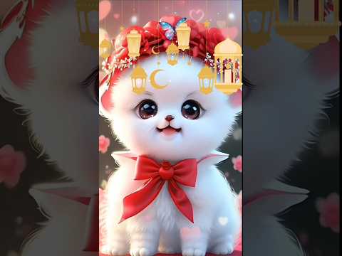 ❤️Dono aalam ke rasul Allah hi Allah || Beautiful cute cat naat 🥰#cute #cat #naat