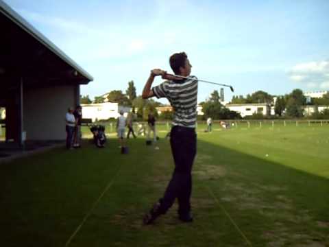Golftrickshot Golfrange Bremen