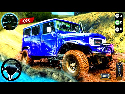 Offroad SUV Jeep Drive Tough Driving Game - 4x4 Monster Truck Mountain Climb - Android GamePlay #2