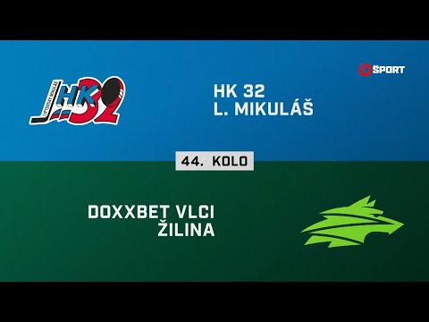 44. kolo: HK 32 Liptovský Mikuláš – DOXXbet Vlci Žilina 4:1 (HIGHLIGHTY)