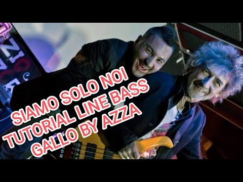 Siamo solo noi Vasco Rossi bass  tutorial per principianti e bass line di Claudio Golinelli "GALLO"