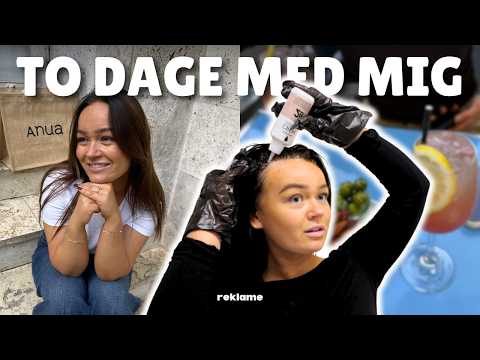 hyggeaften m. Franne & Gabi, farver mit hår & ordner ting og sager