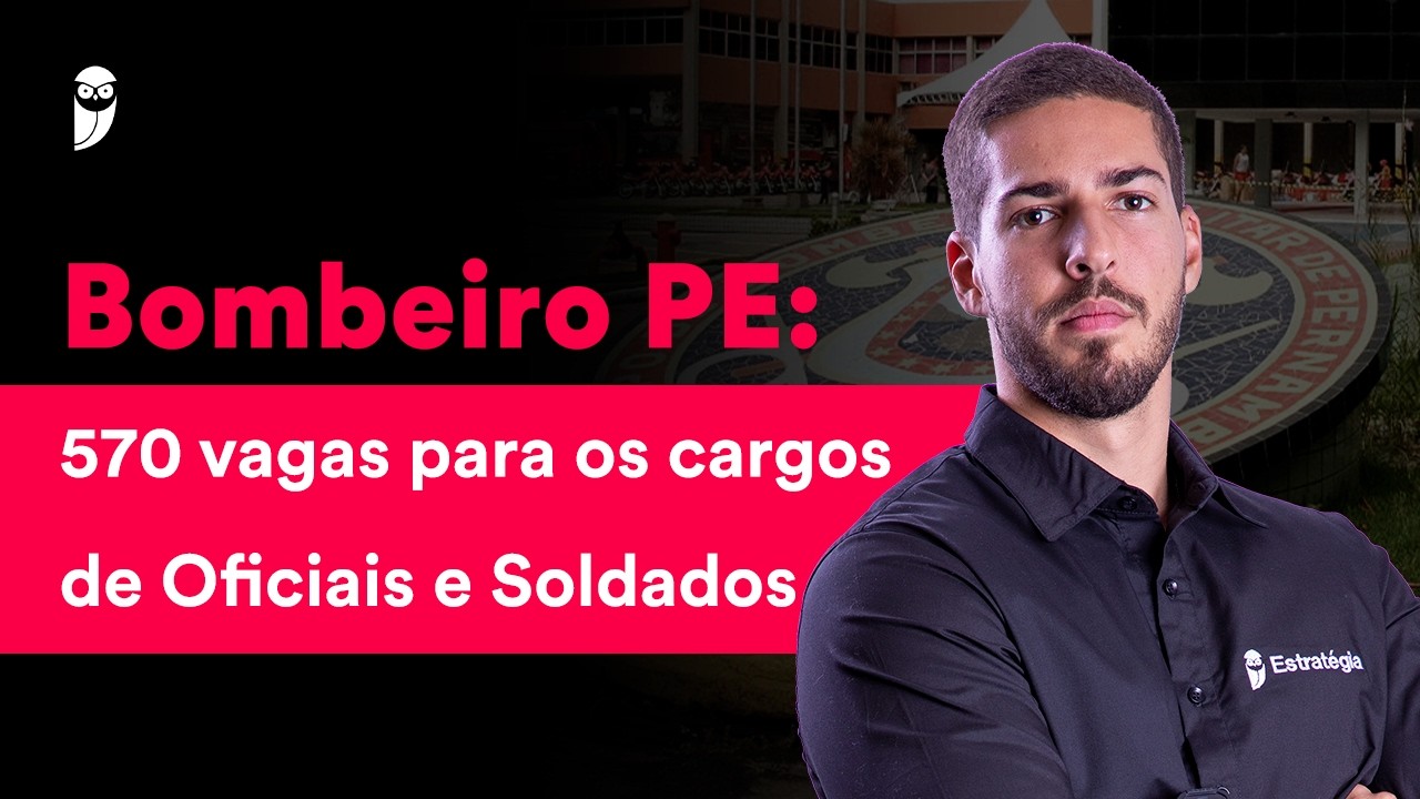 Concurso Bombeiros PE: comissão formada para 570 vagas
