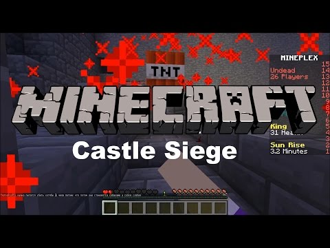 redholm - Minecraft Castle Siege. Defend King Sparklez with your life "Mineplex Castle Siege"