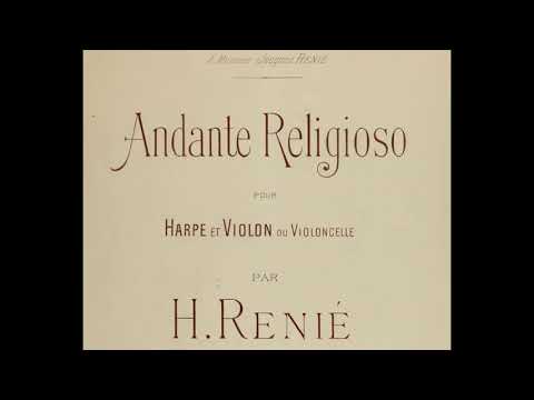 Henriette Renié - Andante religioso (version for cello and harp)