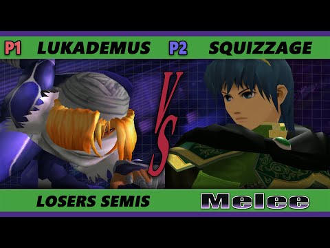 S@X 420 Losers Semis - Lukademus (Sheik) Vs. squizzage (Marth) Smash Melee - SSBM