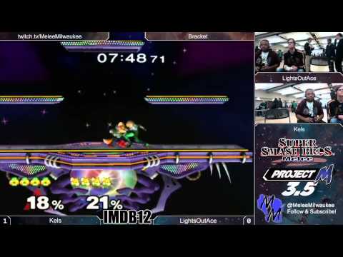 IMDB12 - LightsOutAce (Sheik) vs Kels (Fox) - Melee Singles Bracket
