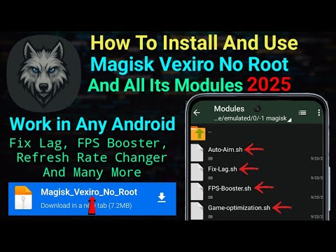 How To Install And Use Magisk Vexiro & Modules No Root Any Android || 2025