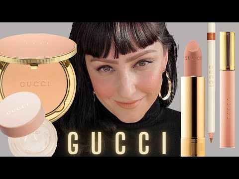 NEW MAKE-UP | Poudre De Beauté Mat Naturel Face Powder | Gucci Lip Liner | Gucci Mascara & Lipstick