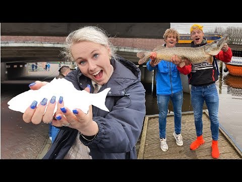 MYRON VANGT HAAR EERSTE VIS!! - VLOG # 24