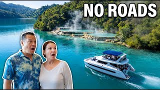 This Hidden Hot Pool Can Only Be Reached by Boat (Tauranga Cruise Excursion 🇳🇿)