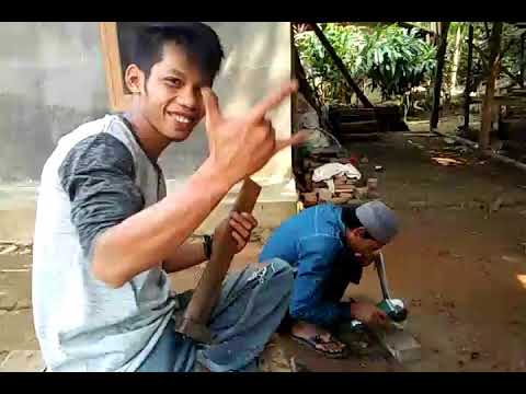 Pembuatan serangkah golok..