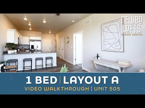 NewBo Lofts | 1 Bed Layout A | Video Walkthrough | Unit 505