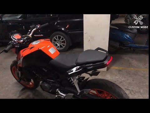 Duke 200 Custom Tailtidy Installation  PART-1 | DIY | PROJECT DUKE:S1-E1