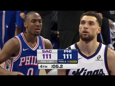 Final 4:35 CRAZY ENDING Kings vs 76ers | January 29, 2026