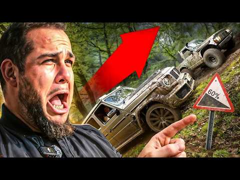 G63 Brabus sur un vrai terrain de 4X4 ! (carnage)