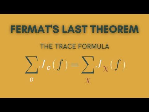 Fermat's Last Theorem: The Trace Formula! (6.19, 106)