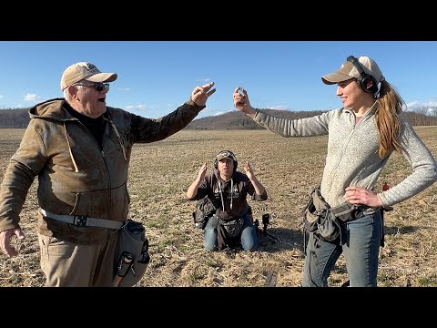 Touché! - Dueling Silver Coins Battle For Dig Site Supremacy! Metal Detecting an Old 1700’s Field!