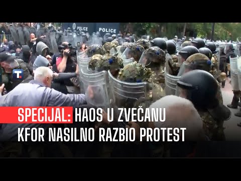 Haos u Zvečanu: KFOR nasilno razbio protest - Dušan Janjić i Petar Milutinović • SPECIJAL
