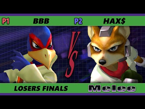 S@X 387 Online Losers Finals - BBB (Falco) Vs. Hax$ (Fox) Smash Melee - SSBM