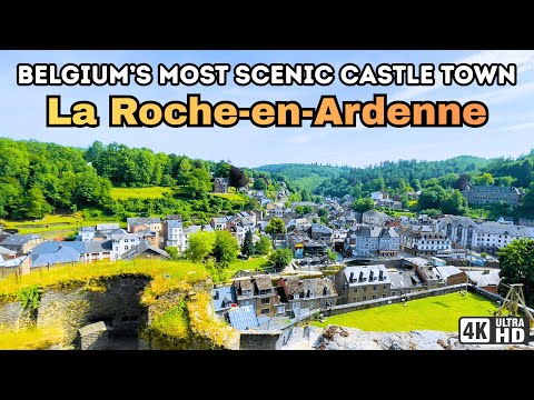 La Roche-en-Ardenne Walking Tour 🇧🇪 | Belgium's Most Charming Ardennes Town in 4K