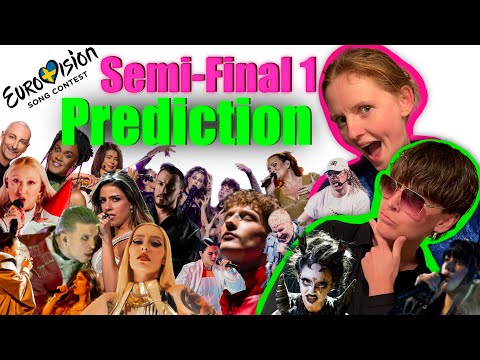 WHO WILL QUALIFY FROM SEMI-FINAL 1?!  WE SHARE OUR PREDICTION! / EUROVISION 2024