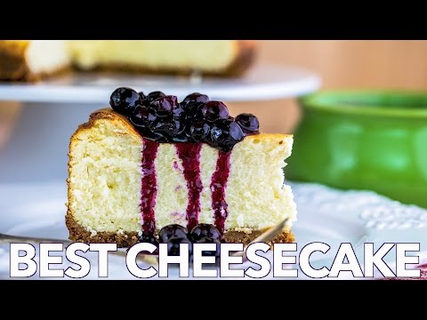 最好的藍莓芝士蛋糕 - 娜塔莎的廚房。 (Best Cheesecake with Blueberry Topping - Natasha's Kitchen)
