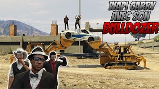 Wapi carry avec son bulldozer -  GTA Online avec les amis 🚓 EP 4