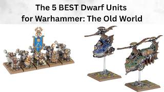 The 5 BEST Dwarven Mountain Holds Units for Warhammer: The Old World